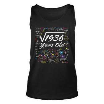 Square Root Of 1936 44Th Birthday 44 Years Old Math Birthday Math Tank Top | Mazezy