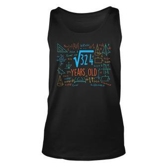 Square Root Of 324 18Th Birthday 18 Years Old Nager Unisex Tank Top | Mazezy