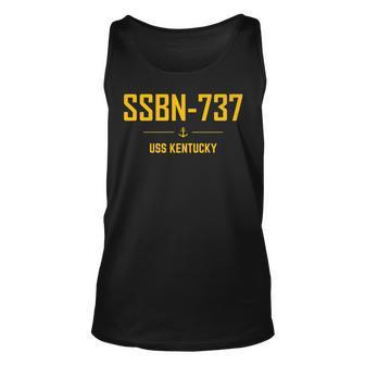 Ssbn737 Uss Kentucky Unisex Tank Top - Thegiftio UK