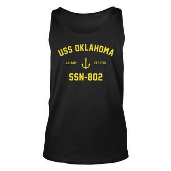 Ssn802 Uss Oklahoma Unisex Tank Top | Mazezy