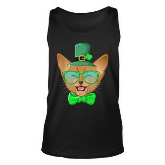 St Patricks Day Cat Kitty Leprechaun Leprechaun Tank Top | Mazezy