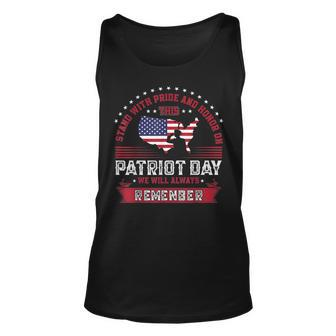 Stand With Pride And Honor On Memorial Day Unisex Tank Top | Mazezy