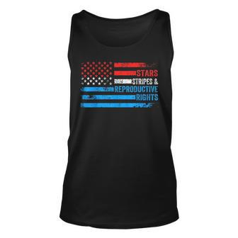 Stars Stripes Reproductive Rights 4Th Of July American Flag Unisex Tank Top | Mazezy