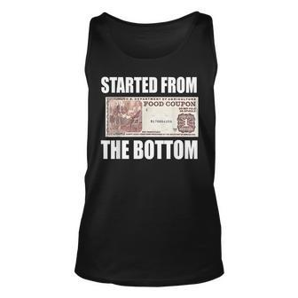 Started From Bottom Food Stamp Coupon Meme Tank Top - Monsterry AU
