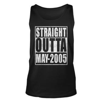 Straight Outta 2005 16Th Bithday Retro 16 Years Old Birthday Tank Top | Mazezy