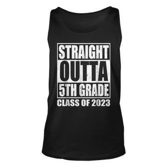 Straight Outta 5Th Grade Class Of 2023 Fifth Grad Graduation Tank Top | Mazezy DE