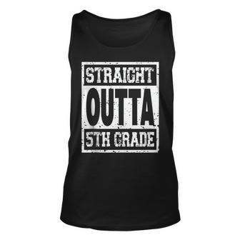 Straight Outta 5Th Grade Graduation For Fifth Grader Student Tank Top | Mazezy