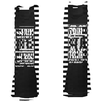 Straight Outta 8Th Grade School Graduation Class Of 2023 Unisex Tank Top | Mazezy
