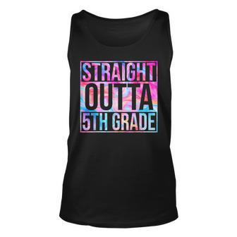 Straight Outta Fifth Grade 5Th Grade Back To School Unisex Tank Top | Mazezy