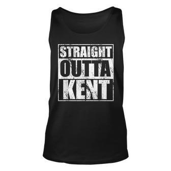 Straight Outta Kent For Kent Pride Unisex Tank Top | Mazezy