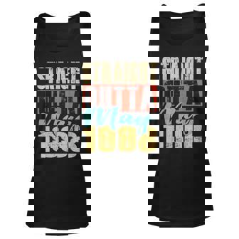 Straight Outta May 1998 21St Awesome Birthday Gifts Unisex Tank Top | Mazezy