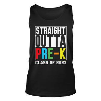 Straight Outta Pre-K Graduation Class Of 2023 School Unisex Tank Top | Mazezy