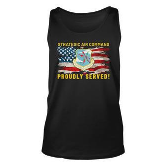 Strategic Air Command Sac Us Air Force Vintage Gifts Unisex Tank Top - Seseable