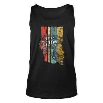Strong Black King African American Natural Afro Tank Top | Mazezy
