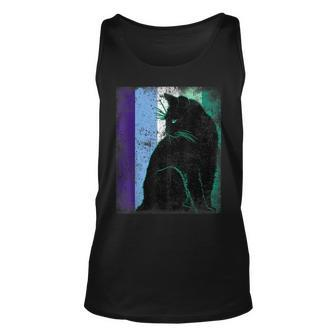 Subtle Mlm Pride Cat Lovers Kitten Lgbt Gay Male Flag Tank Top | Mazezy