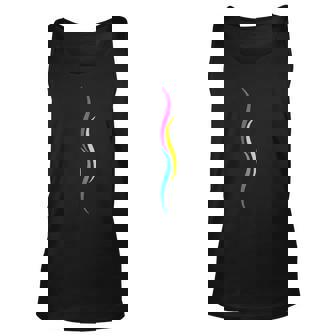 Subtle Pansexual Pride Ornament Pan Pride Flag Unisex Tank Top | Mazezy