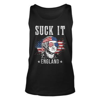Suck It England 4Th Of July George Washington IT Tank Top | Mazezy