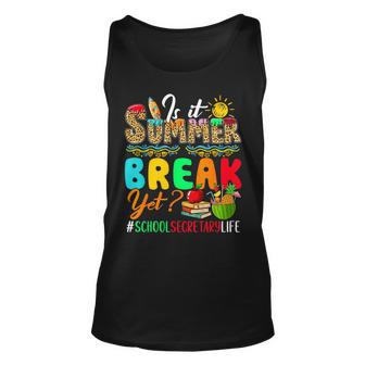 Is It Summer Break Yet Costume School Secretary Lover Tank Top | Mazezy