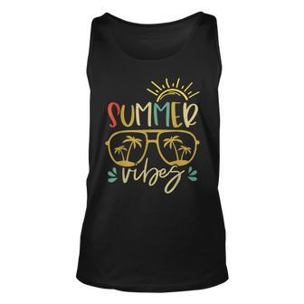 Summer Vibes Hello Summer Vacation Last Day Of School Unisex Tank Top | Mazezy CA