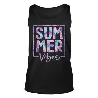 Summer Vibes Sunglasses With Palm Tree Beach Life Summer Tank Top | Mazezy