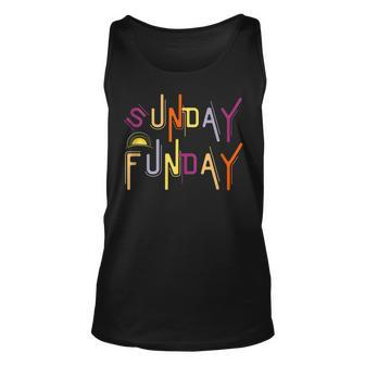Sunday Funday - Funny Drinking Unisex Tank Top | Mazezy