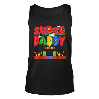 Super Daddy Fathers Day Outfits Funny Gift For Daddy Unisex Tank Top - Thegiftio UK