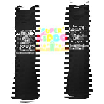 Super Kid Funny Kid Gamer Super Kiddio Unisex Tank Top - Seseable