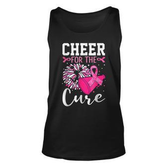 Support Pink Out Cheer For A Cures Breast Cancer Month Tank Top - Thegiftio UK