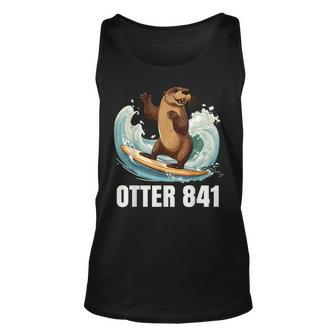 Surfing Otter 841 California Sea Otter 841 California And Merchandise Tank Top | Mazezy