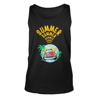 Sweet Summer On Off Timer Free Time Unisex Tank Top | Mazezy