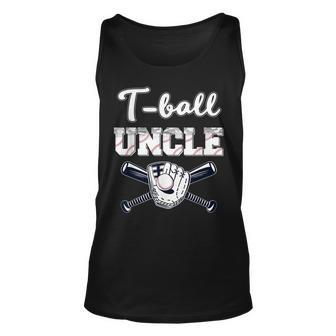 T-Ball Ball Uncle Baseball Dad Game Day Fathers Day Unisex Tank Top | Mazezy CA