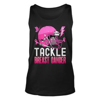 Tackle Breast Cancer Awareness Fighting American Football Tank Top - Seseable
