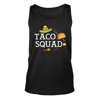 Taco Tuesday Apparel Taco Squad Unisex Tank Top | Mazezy