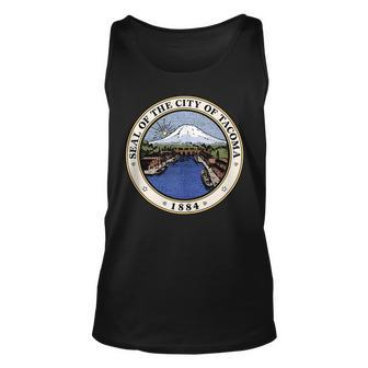Tacoma Coat Of Arms Jersey National Pride Gift Unisex Tank Top | Mazezy