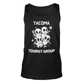 Tacoma Native Pride Alien Funny State Tourist Space Unisex Tank Top | Mazezy