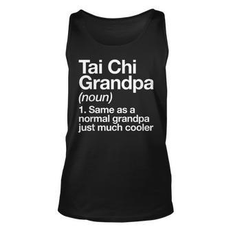 Tai Chi Grandpa Definition Funny Sports Unisex Tank Top | Mazezy