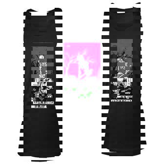 Tarot Card Funny Gym Deadlifts Workout Occult Reading Reader Unisex Tank Top - Seseable