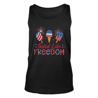 Tasted Like Freedom Independence Day 4Th Of July Freedom Tank Top | Mazezy