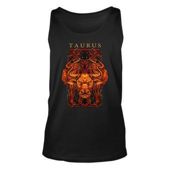 Taurus April May Birthday Horoscope Astrology Astrological Unisex Tank Top | Mazezy