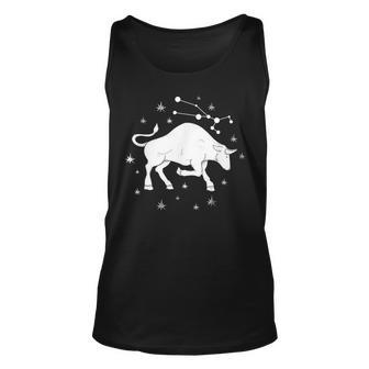 Taurus Constellation – Zodiac Astrology Unisex Tank Top | Mazezy