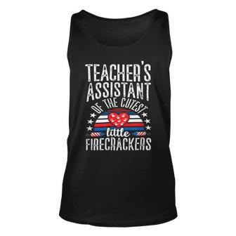 Teacher Assistant 4Th Of July Teacher Aide Appreciation Unisex Tank Top - Monsterry CA