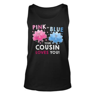 Thanksgiving Baby Shower Gender Reveal For Cousin Unisex Tank Top | Mazezy