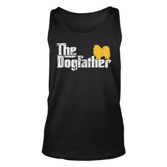 The Dogfather American Eskimo Lovers Funny Dog Unisex Tank Top | Mazezy