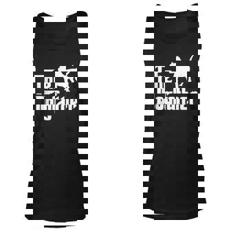 The Dogfather Pitbull Funny Father Dog Lover Unisex Tank Top | Mazezy