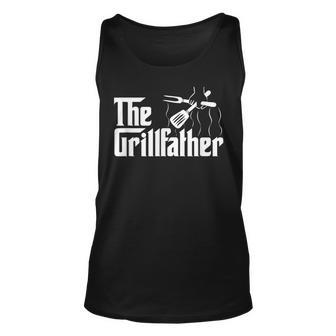 The Grillfather Bbq Grill & Smoker Barbecue Chef Unisex Tank Top - Seseable
