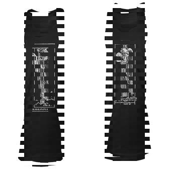 The Hermit Tarot Card Unisex Tank Top - Thegiftio UK