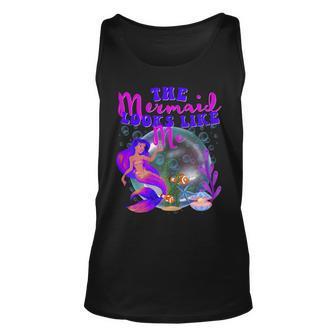The Mermaid Looks Like Me Black Girl Unisex Tank Top | Mazezy DE