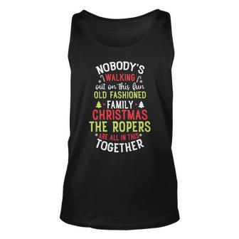 The Ropers Name Gift The Ropers Christmas Unisex Tank Top - Seseable