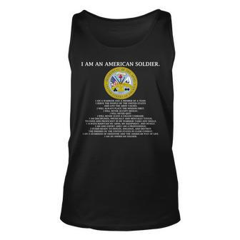 The Soldiers Creed - Us Army Unisex Tank Top | Mazezy