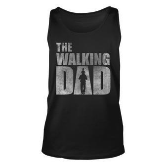 The Walking Dad | Fathers Day Gift | Funny Dad Unisex Tank Top | Mazezy